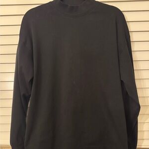 Lone Cypress Men's Classic Black Turtleneck Sweater 100% Cotton